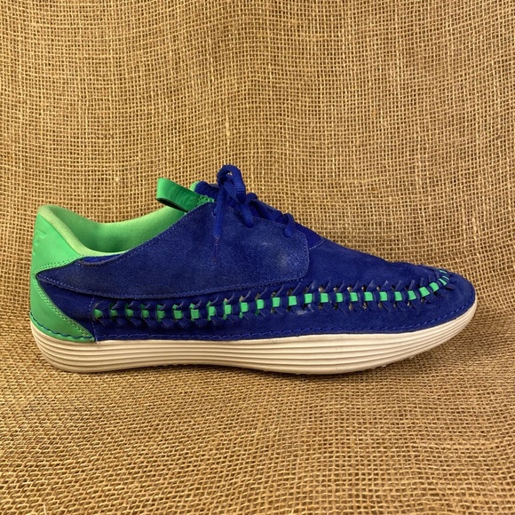 🛑SOLD🛑   Nike running shoe moccasins casual solblue mens size 14 - Picture 4 of 10